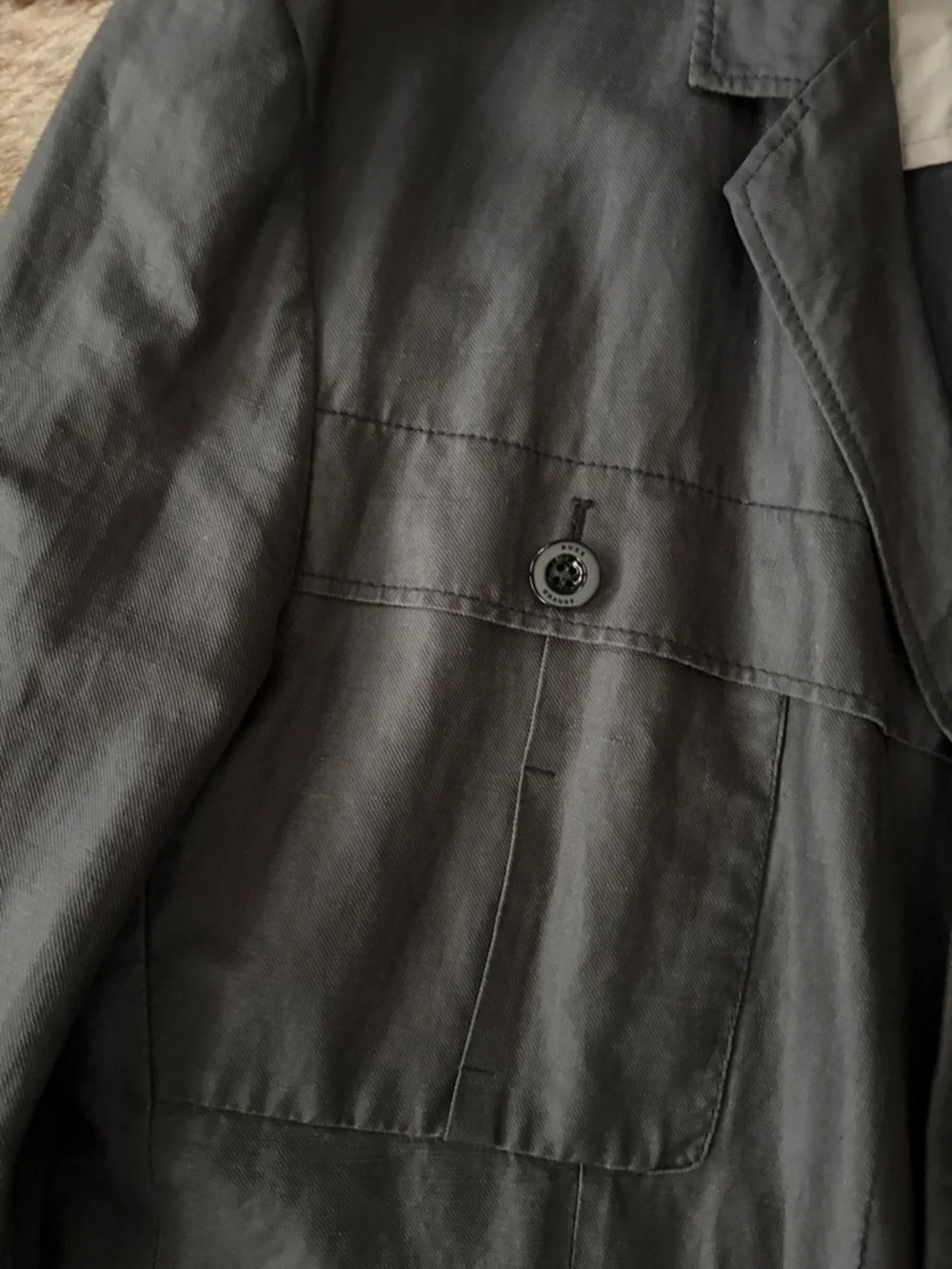BOSS linen wool cargo style jacket/blazer